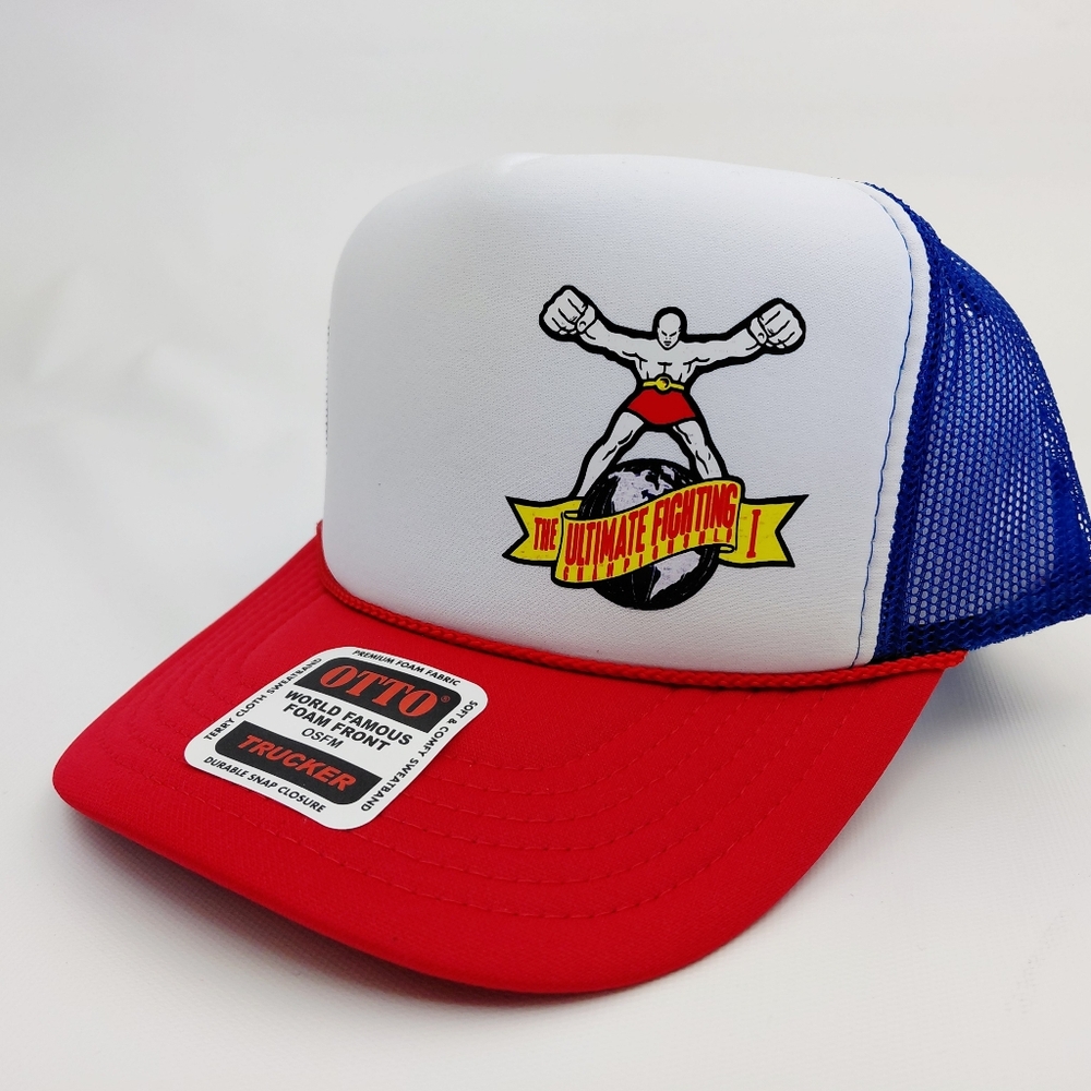 Ultimate Fighting Championships Foam Trucker Mesh Snapback Cap Hat Multicolor